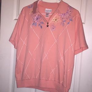 Alfred Dunner Short Sleeve Shirt